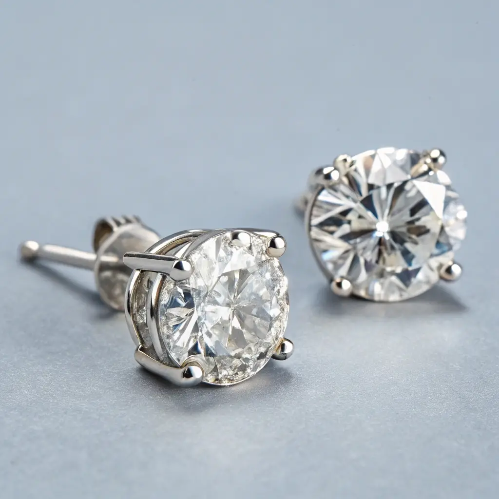 Diamond Stud Earrings
